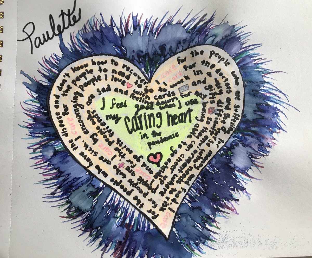 cary_krista's tweet photo. Proud of my student artists who created these Caring Hearts, inspired by school values and their own hearts, to share ways they care and what they are doing to help during this time! #CaringHearts @ASFM_official #distancelearning #artonlinelearning #ASFMDistanceLearning #COVID19 https://t.co/1qDyGKrKqg