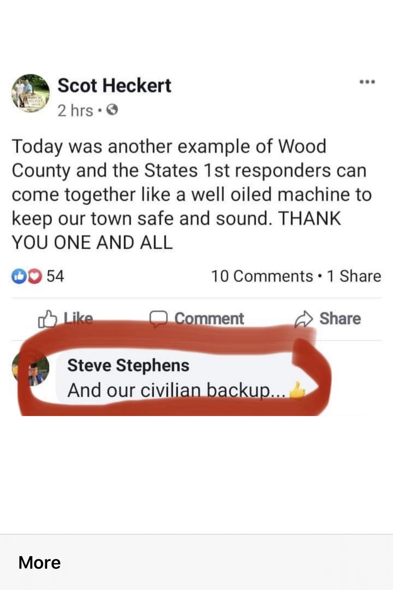 FairnessPkb's tweet photo. Who is feeling safe in downtown Parkersburg now that we have the #MarketStreetMilitia or as Wood County Sheriff Steve Stephens calls them "our civilian backup" ? #NOCivilianBackup Downtown PKB https://t.co/gafuiG9WKl