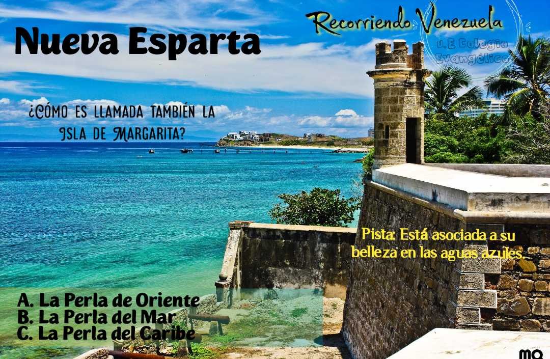 col_evangelico's tweet photo. RECORRIENDO VENEZUELA 🇻🇪
(Excursión Virtual)

Día jueves.
Tercera parada: Nueva Esparta, Isla de Margarita. 
Como dijo el poeta: "...que nunca se apague su estrella fulgente,
su estrella de gloria, libertad y amor". 🎶 https://t.co/Pv6aXs8Ljg
