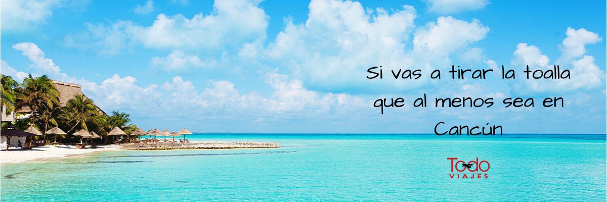 TodoViajesGdl's tweet photo. Después de estar encerrado, dan ganas de tirar la toalla, ¡pero en Cancún! #Cancún #Vacaciones #Viaje #Mar #Arena #disfrutar #Sol https://t.co/uulOdUu3Xg