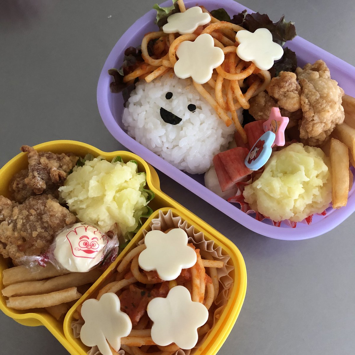 キラキラ 可愛いお弁当 保育園お弁当 キャラ弁
