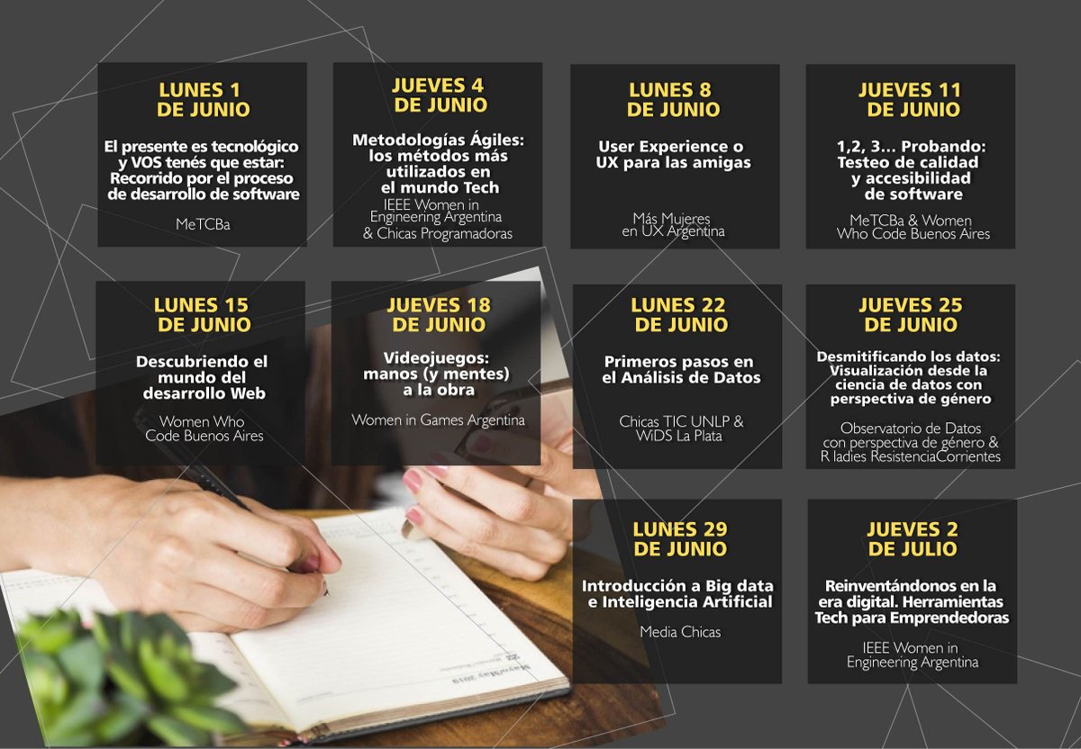 RLadies_rciacte's tweet image. ✨💫No te pierdas todo este mes de Junio📅, esta serie de eventos 👌💯