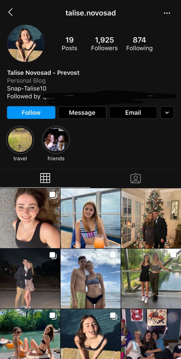 Racistsanonymo1's tweet photo. TALISE NOVOSAD
She’s from Alamo heights 
IG: talise.novosad
SC: Talise10
She’s from Alamo heights https://t.co/4qAqSlo9yc