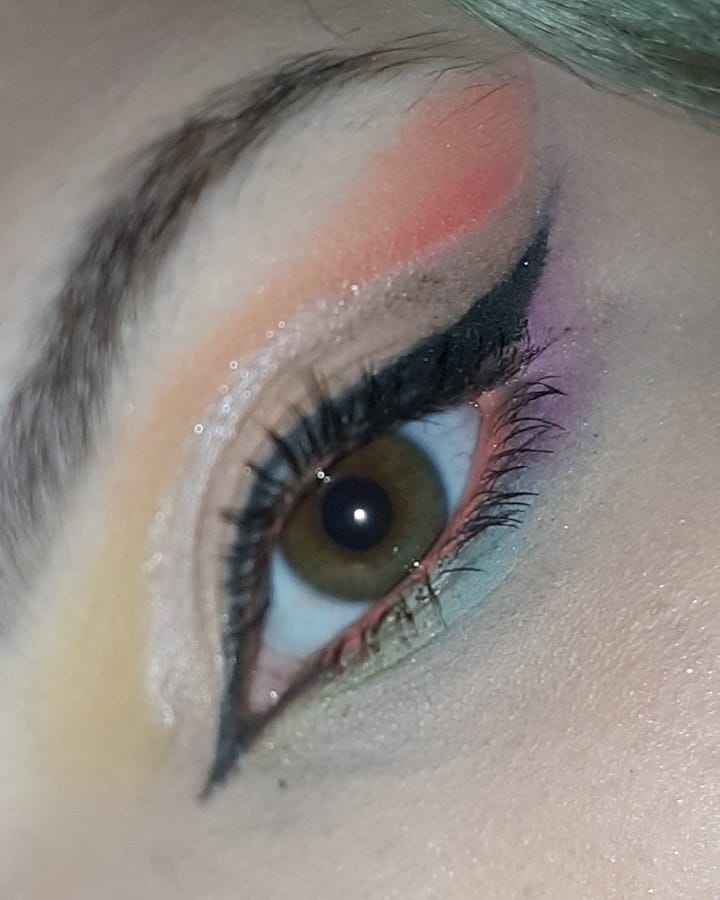 MayMohabir's tweet photo. #pridemakeup https://t.co/kmMtmDUEJf