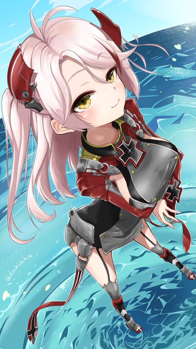 #アズールレーン 
#絵描きさんと繋がりたい
プリンツ・オイゲン 