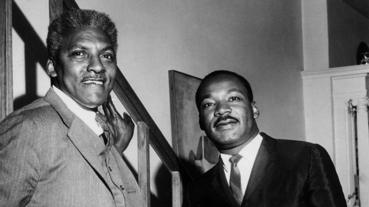 During the Civil Rights Movement, Rustin and MLK were threatened by a US Senator seeking to undermine them. He spread false rumors of an affair between the two of them, and so Rustin received no public credit for the March On Washington at the time in 1962.