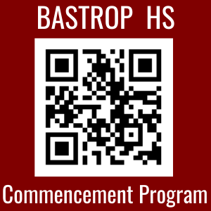 BastropISD's tweet photo. Here is the QR Code to download and print the Bastrop High School Commencement Program. 🐻🎓
Also, below is the link to the live stream of the @BHS_2020 
Graduation Ceremony. Please share with family and friends. Congratulations Bears! 

https://t.co/Zn373chHN4 https://t.co/LxUWlt5LhO