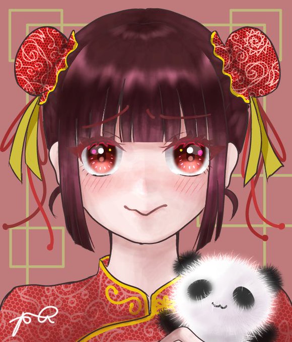 「china dress smile」 illustration images(Latest)｜16pages