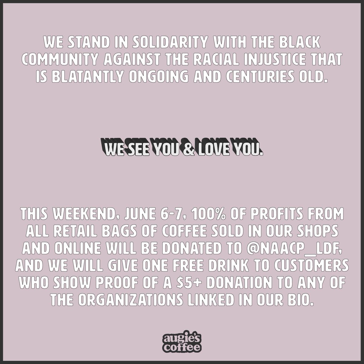 Augie's Coffee tweet media
