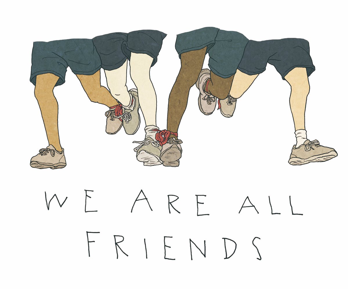 Atuyikazirom We Are All Friends Illustration Artwork Drawing 일러스트 아트 イラスト イラストレーター アートワーク グラフィックデザイン ファッションイラスト ガールズイラスト 絵 二人三脚 T Co Q7ff5fvotm Twitter