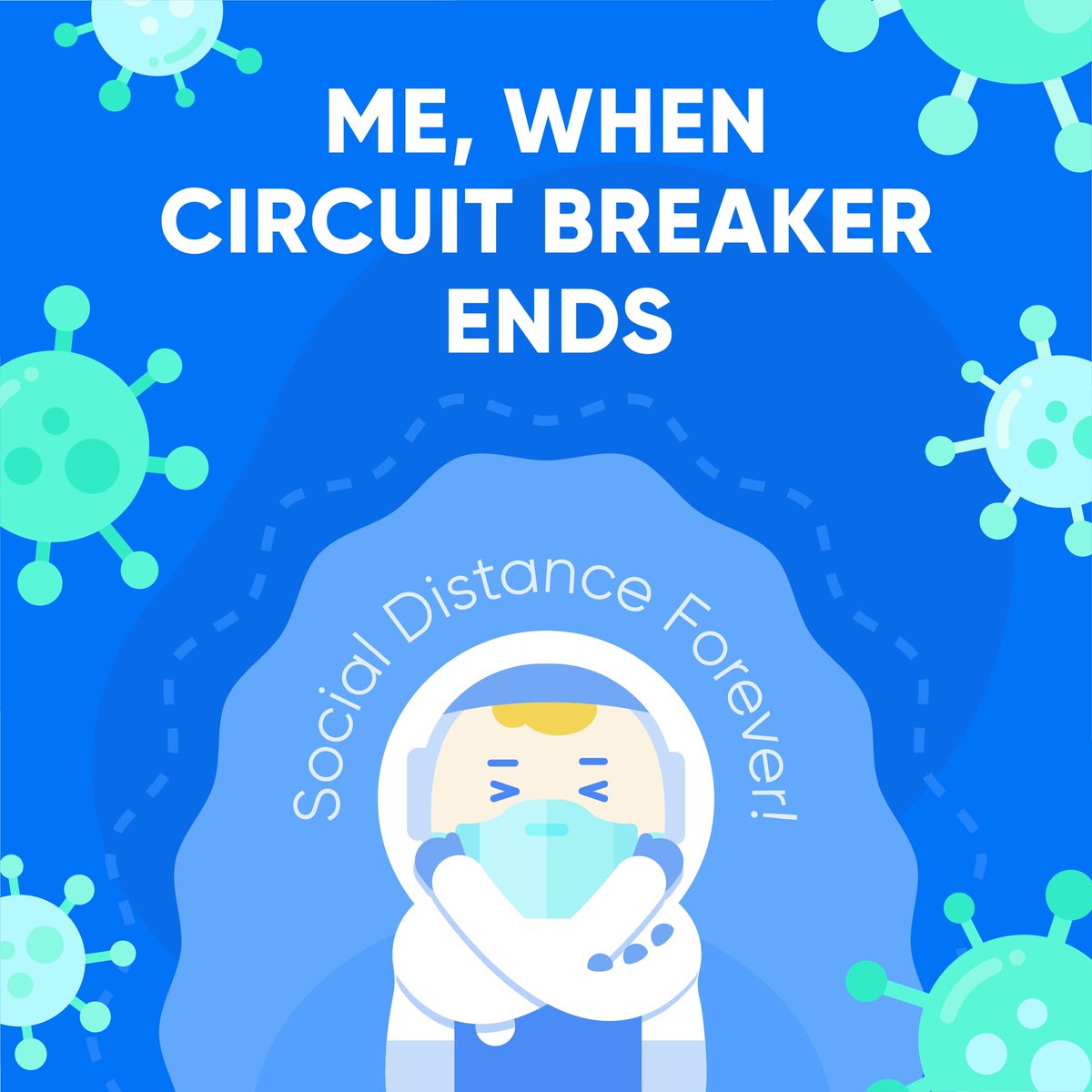 We're now entering Phase 1😣 Remember to mask up and practice social distancing still!😷⁣⁣
⁣⁣
#snapasksg #snapask #socialdistancing #maskup