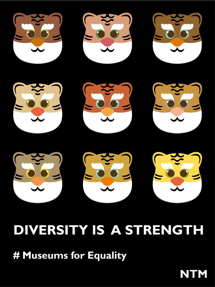 CulturalTaiwan's tweet photo. Team Hubao says n̳o̳ to all forms of discrimination.
#Diversity is a strength. For #Taiwan. For the world.
#MuseumsForEquality #EqualRightsForAll
Via @NTMuseum1908: https://t.co/kuD5gzsqKd https://t.co/jiXmOK7YXg