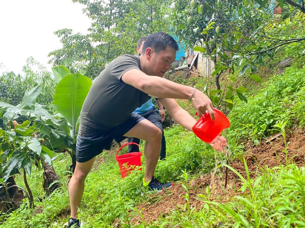 PemaKhanduBJP's tweet photo. To care for humanity is to care for nature. Today on #WorldEnvironmentDay, let us all take the pledge to preserve and protect the nature. Went on a plantation drive this morning. It’s time for all of us to take action and restore our natural world. https://t.co/0MSxTP8MnH
