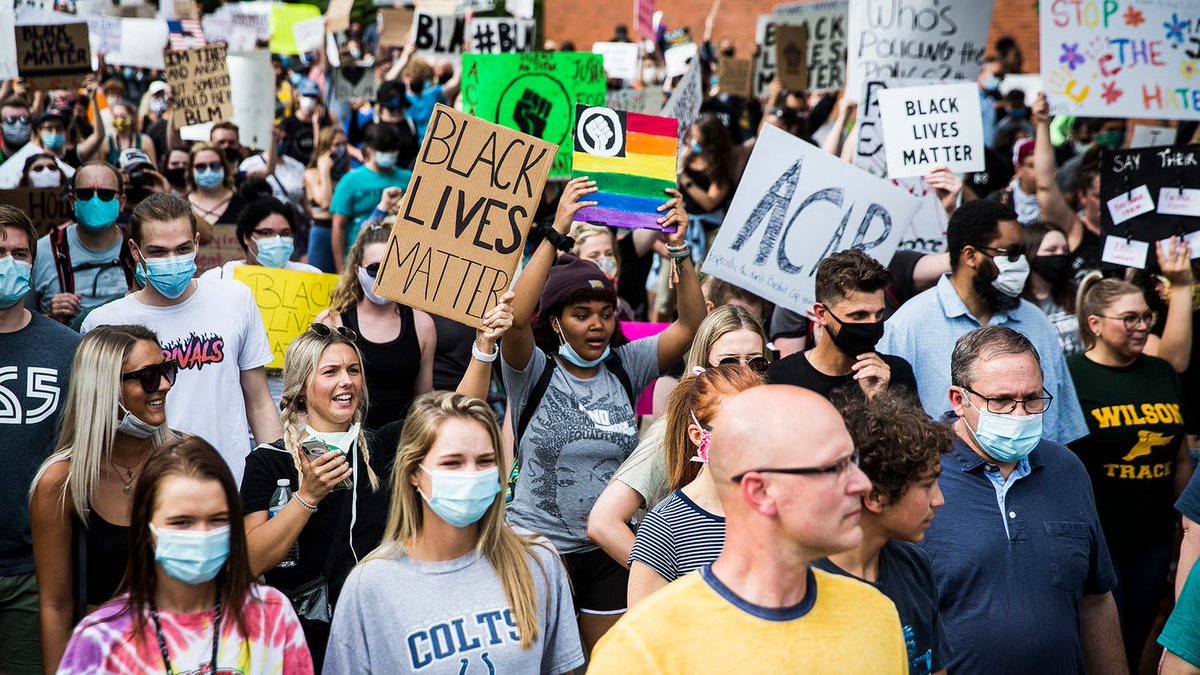 Thousands attend Muncie's third protest, keeping it peaceful dlvr.it/RY1NPm