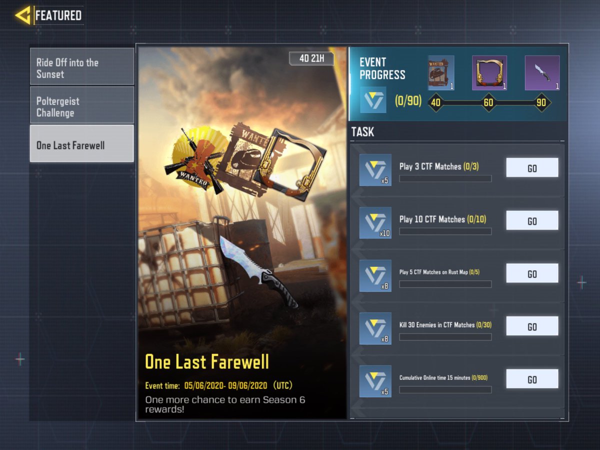 Cod Mobile News Leaks Codmobile New Challenges Login Event Is In The Game Now Also One Shot One Kill Mode Will Be Available On June 6 T Co Gmmyicta1i Cod Mobile News Leaks Codmobile New Challenges Login Event Is In The Game Now Also One Shot One Kill Mode Will Be Available On June 6 T Co Gmmyicta1i