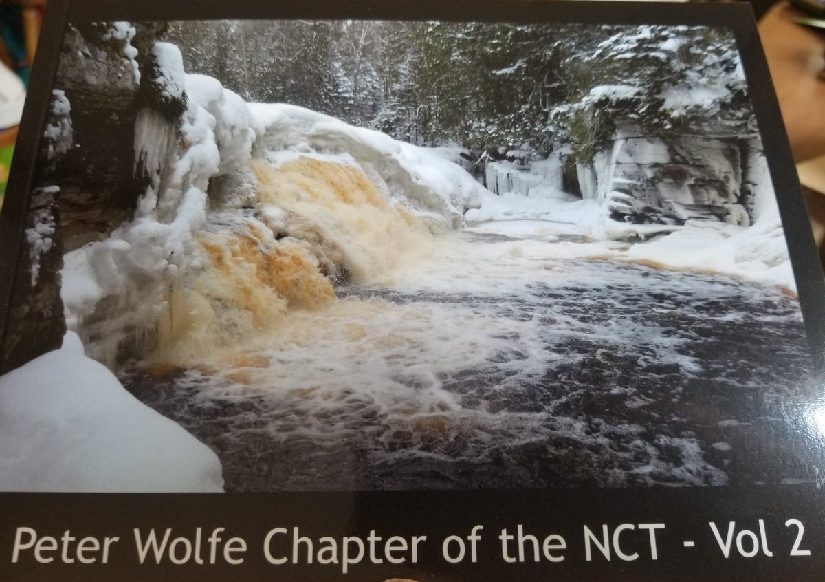 UPTreefarmer's tweet photo. Received delivery today of my first shipment of volume 2 covering the Peter Wolfe Chapter's segments 27 through the Old 41 re-route of the North Country Trail from #Mixbook! Drop me a note if you are interested in buying one! Half of the proceeds will go to the PWC of the NCT! https://t.co/UgSY01zn3w