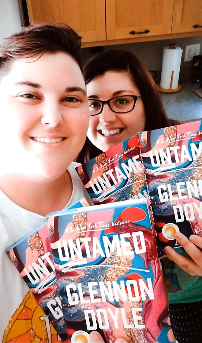 SaraMFox's tweet photo. @GlennonDoyle thank you for writing this book! I can't wait to share this amazing book with my fiancee and and our friends! #Untamed #bookclub https://t.co/fDrQHJnUwZ