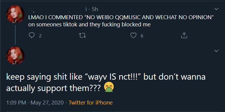 I'm not here to shame anyone - hence why I blurred out the names - but PLEASE consider how behaviour like this might turn people off of the group you want more fans to get into.Feeling like you're a bad fan does not make someone want to invest more.