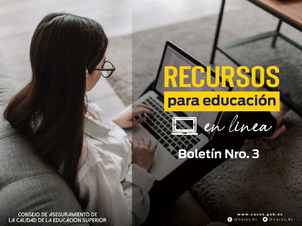 📚 #BoletínEducaciónEnLínea

Compartimos la tercera edición del Boletín de Recursos para Educación en Línea donde podrán encontrar diferentes recursos como: libros, revistas, metodologías y más insumos de utilidad.

Descarga aquí: bit.ly/3cyne9U