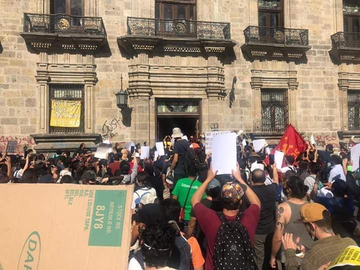 La primer protesta que se presenta es en Jalisco, México. Atentos a lo que se viene en estos días. #JusticiaParaGiovanni #JusticeForGiovanni