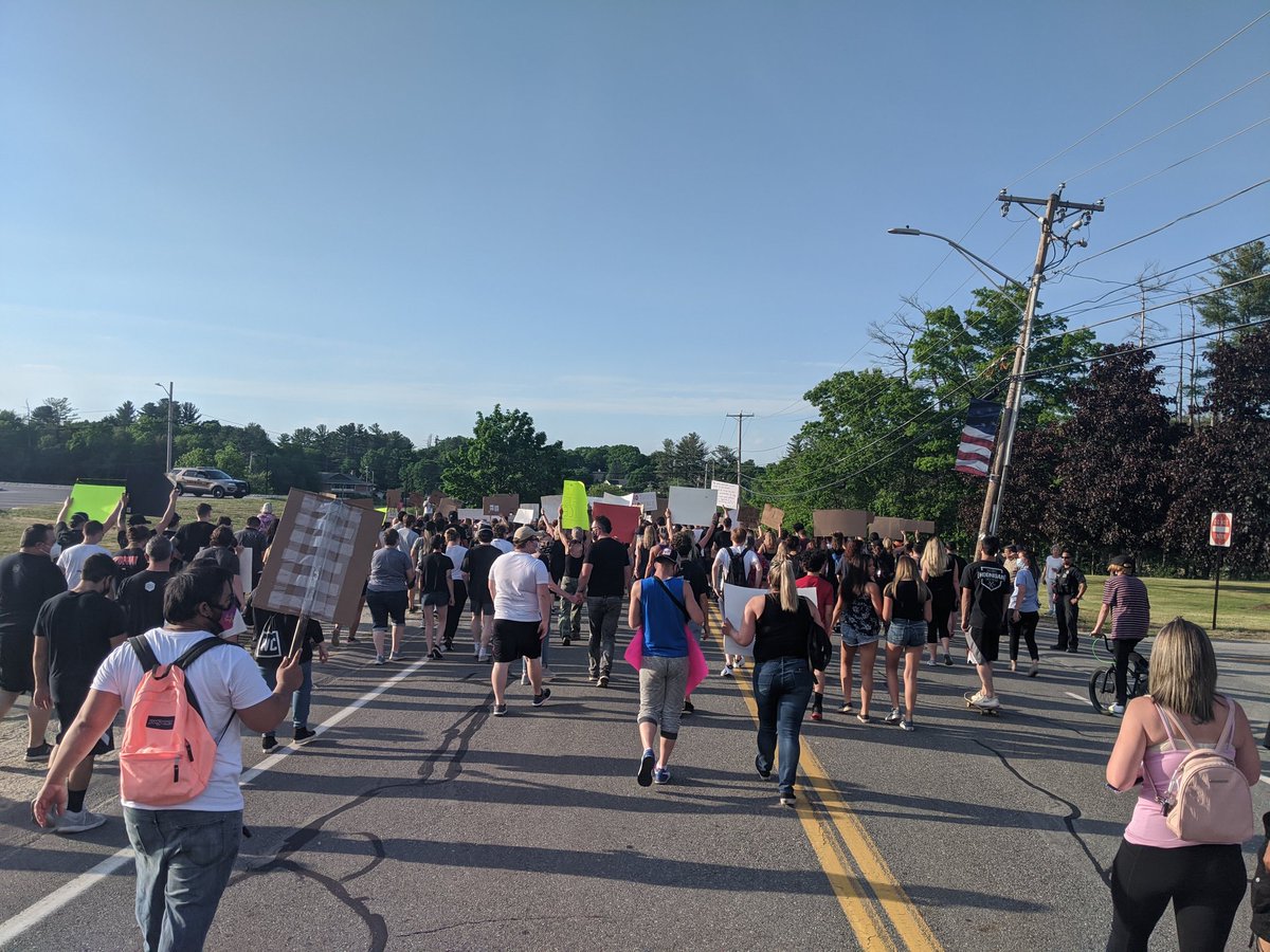 #SalemNH is out here. 

Peaceful gathering with some real support. 

This is only the beginning.