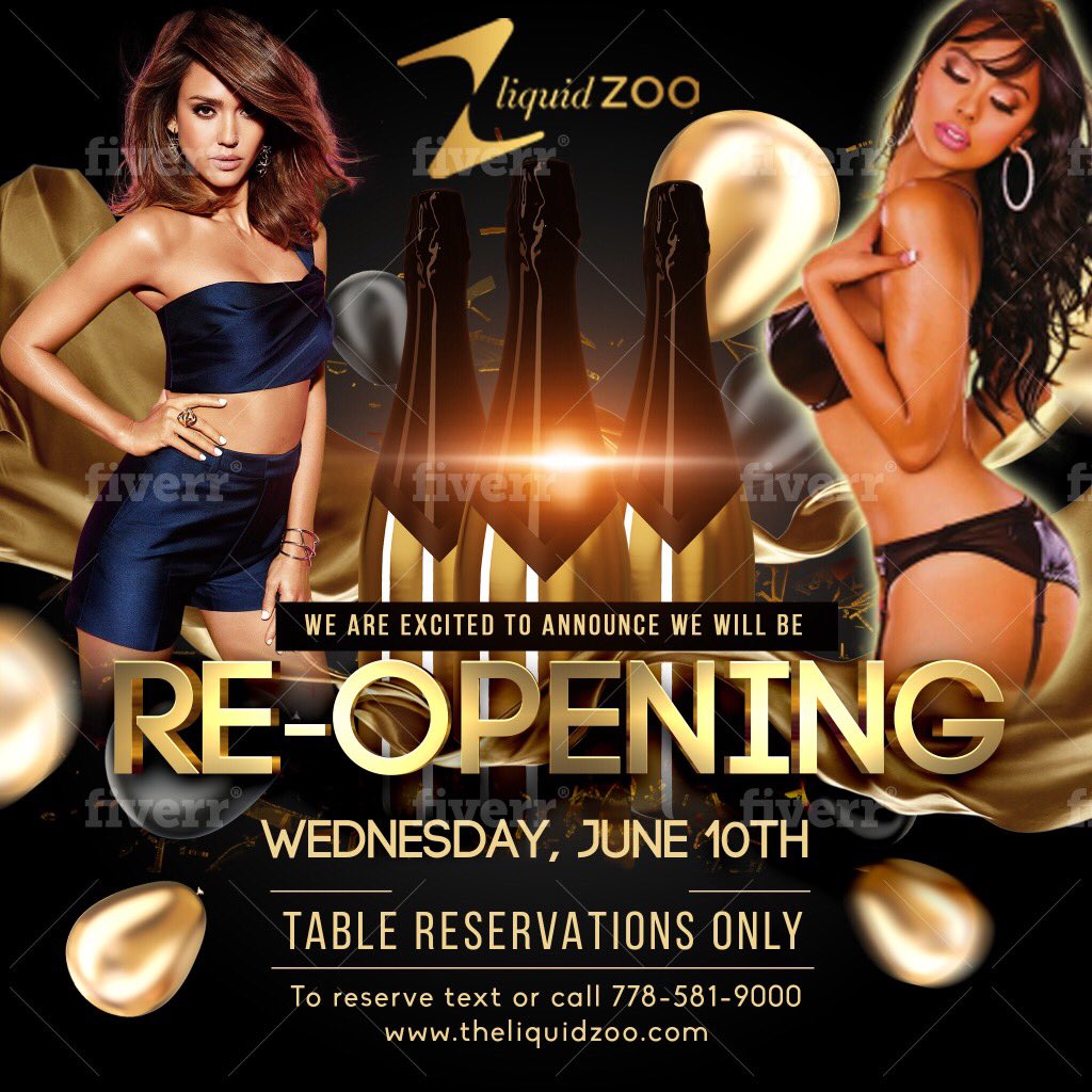 Liquid Zoo is re-opening next week!