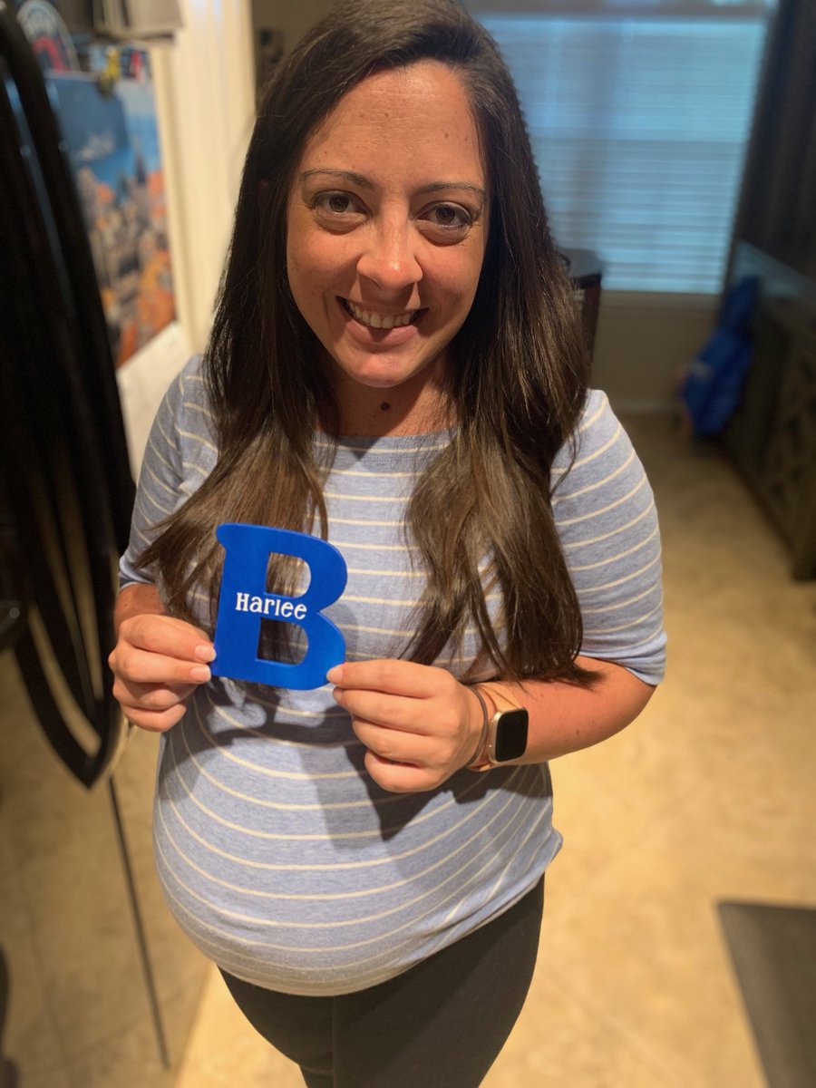 So excited to receive my Baby B today for Harlee! Hard to believe she’ll be here in about 5 weeks!! <a href="/boswellhs/">Boswell High School</a>