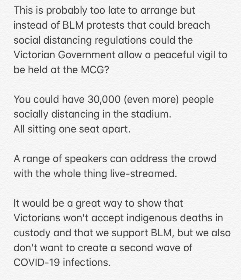 Just a thought I had regarding the #blacklivesmatteraustralia protests taking place in Melbourne tomorrow.
#Melbourne #BLMprotest #blacklifematters #BLM