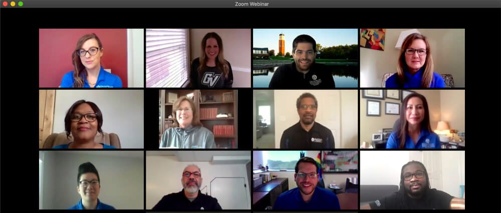 GVSUInclusion's tweet image. Division of Inclusion and Equity hosts webinar for newly @GVSU admitted students, families ➡️ gvsu.edu/s/1nT #gvsu #GVLakerEffect 💙🎉