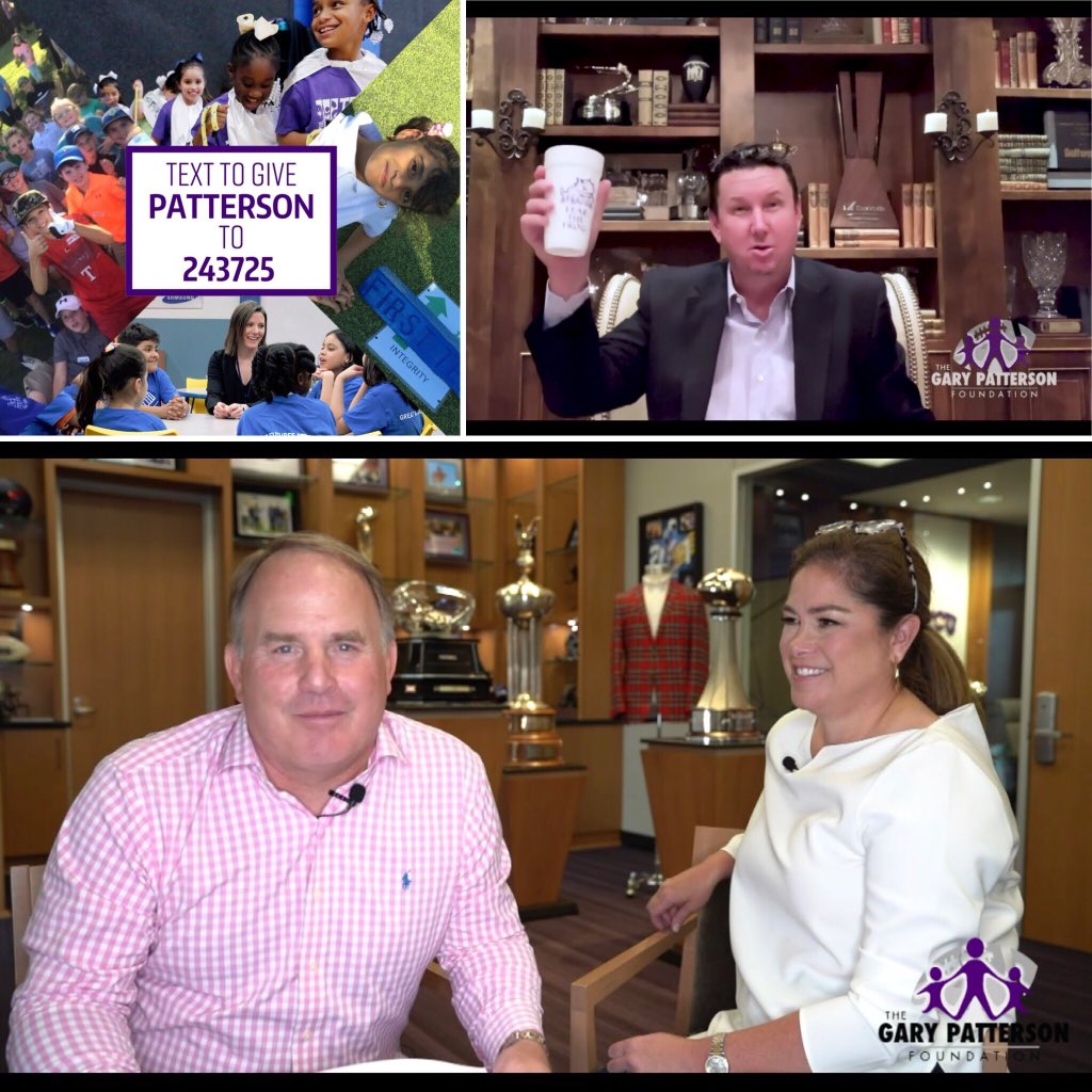 Thank You Gary and Kelsey for all you do! <a href="/GPattersonFnd/">Gary Patterson Foundation</a> #celebratecommunity   
💜GO FROGS💜