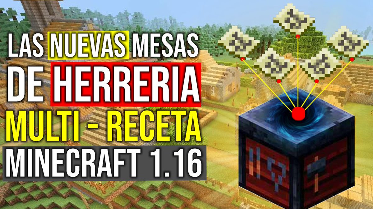 تويتر \ Miguel Gamer على تويتر: "Las NUEVAS mesas de Herreria MULTI -  RECETA de Minecraft 1.16 https://t.co/c9mLEHDaRb https://t.co/RRA1RyuDce"