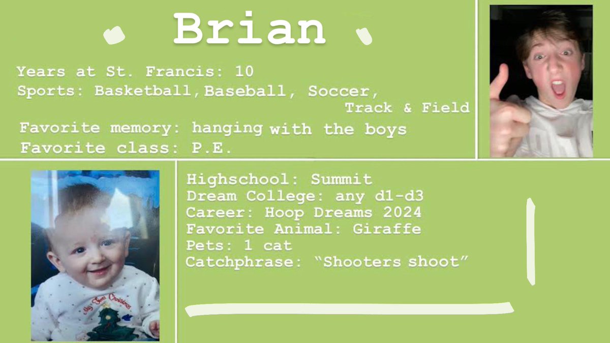 sfsbend's tweet photo. Meet Our Graduates
St. Francis School Eighth Grade Class of 2020! https://t.co/o6TfVju0y4