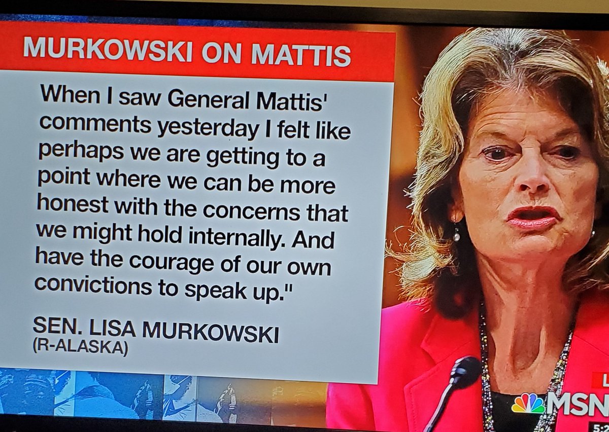 RhondaHansome's tweet photo. #SenLisaMurkowski is getting to (BUT NOT YET AT) a point where she can be more honest. Bish GTFOH! You COULD have voted to #ImpeachTrump but noooo! https://t.co/3uYGC7KfPq