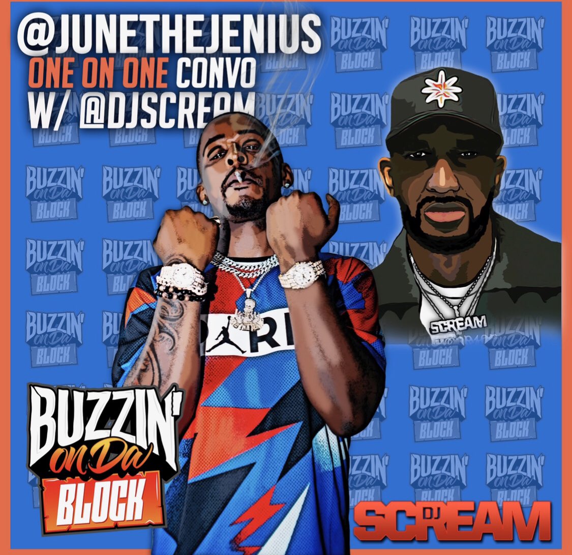 Watch <a href="/JuneTheJenius/">June James</a>  &amp; <a href="/DJSCREAM/">DJ SCREAM</a> Talk Music, Politics, Social Injustice + More! <a href="/BuzzinOnDaBlock/">BuzzinOnDaBlock</a> 👉🏾 youtu.be/qpIpejnnR14