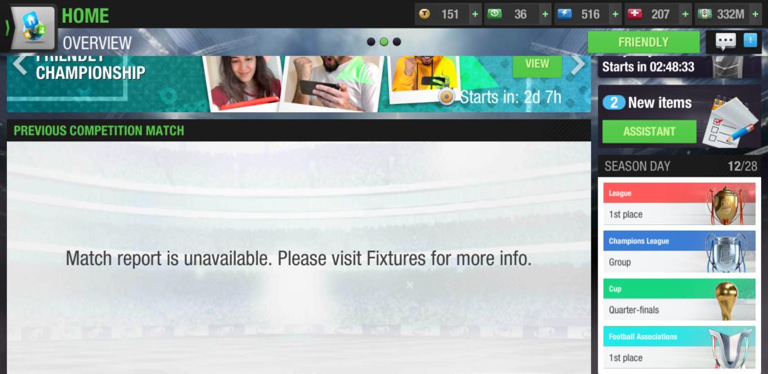 AmmanEnterprise's tweet image. Well we know Rovers won the cup match. We know they won 2-0. Other than that we know nothing. Fix ya bugs @topeleven!
#bug11