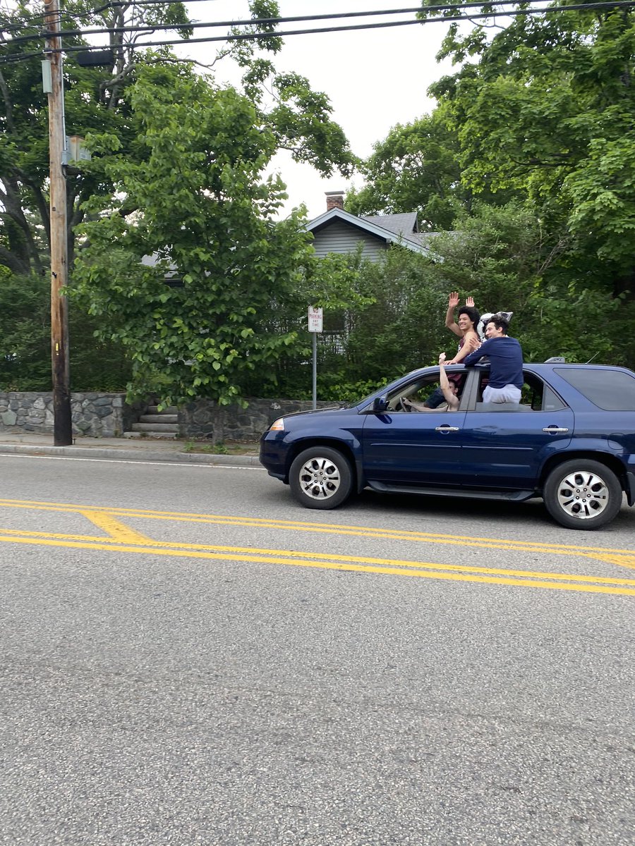This is what big family, small town is all   about. Congrats to the senior class of 2020. Cheers and support from the community!