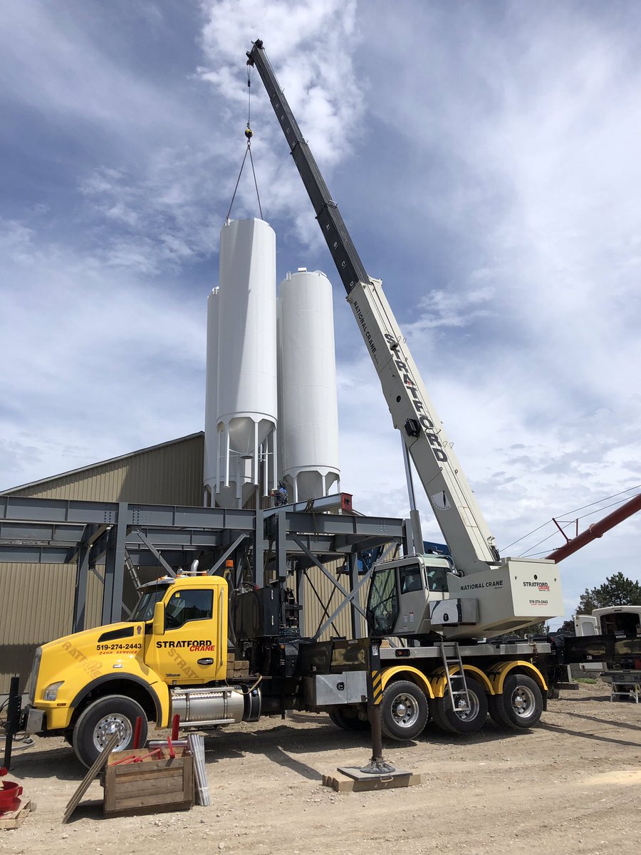 No shortage of excitement around here as <a href="/Avonbank_Ag/">Avonbank</a> installs Bulk Tech bins for our new feed mill!
