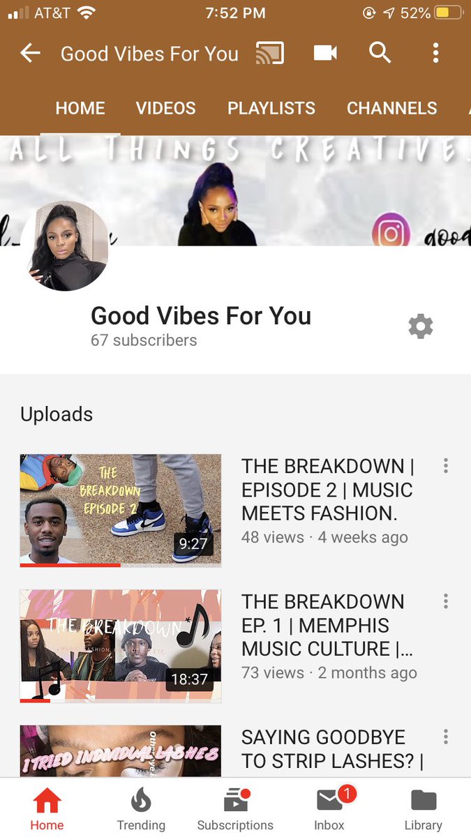 i’ll go first. 
IG: good.vibes4u
youtube: Good Vibes For You
                 Ariel & Jade
WHO’S NEXT? 🗣 #blackinfluencers