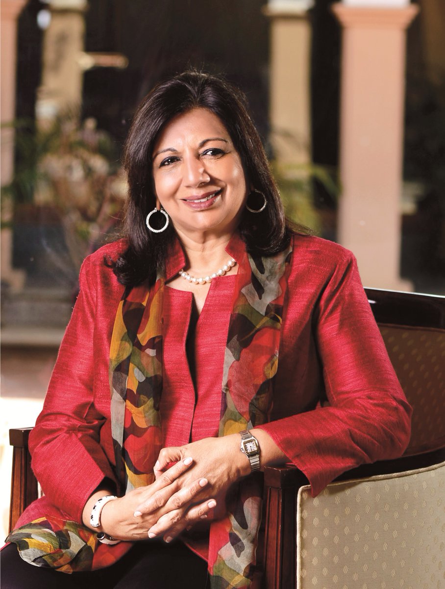 CNBCTV18Live's tweet photo. .@Bioconlimited’s @kiranshaw wins the EY World Entrepreneur Of The Year, becomes only the third Indian to win the title.

@udaykotak had won the title it 2014 while @Infosys_nmurthy won it in 2003. https://t.co/0D1i2s23d1