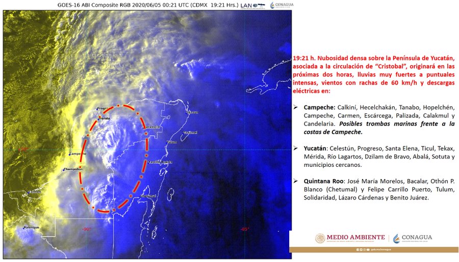 Coordinación Estatal de Protección Civil QRoo tweet media