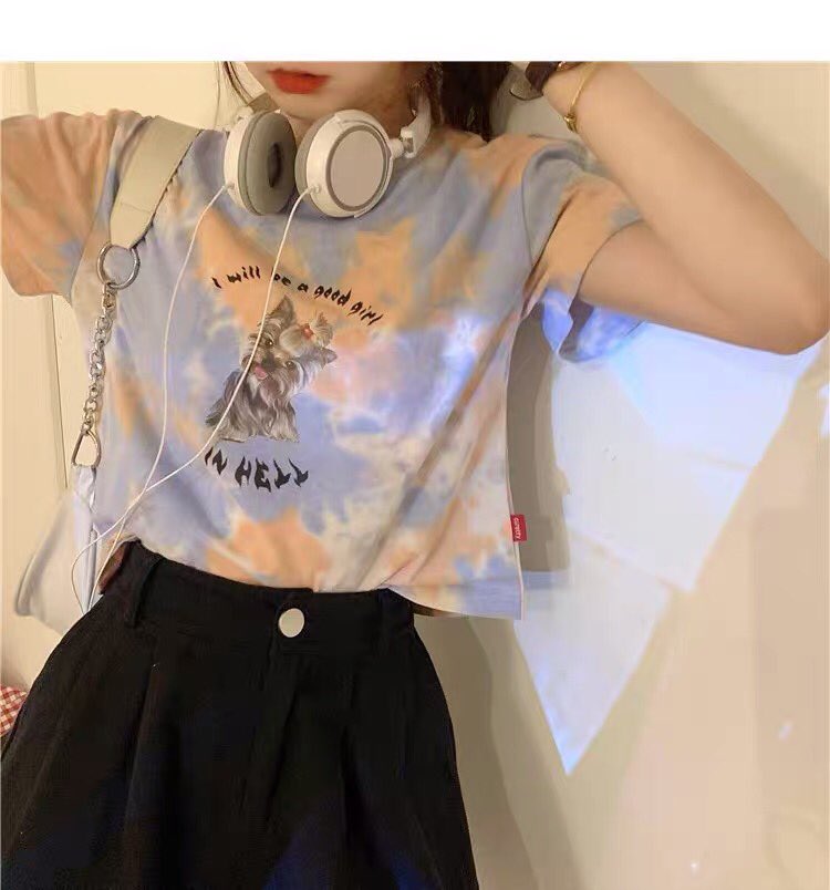 JuliiesStore's tweet photo. TIE DYE Puppy T-Shirt
เสื้อยืดลายDYE ทรงครอป เหมาะกันสาวๆที่ไม่อยากใส่โอเวอร์ไซส์
ราคา 169 บาท 

ขนาด : Freesize
สอบถาม https://t.co/9nHnL0SfvP
**รอของ10-15วัน**

#พรีเกาหลี #พรีออเดอร์จีน #พรีออเดอร์เกาหลี #แฟชั่นเกาหลี #เสื้อผ้าสไตล์เกาหลี #แฟชั่นเกาหลี #เสื้อยืดราคาถูก https://t.co/VeQaRwE9jy