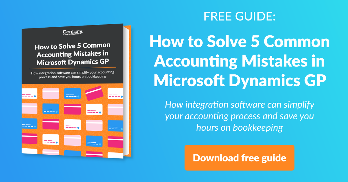 Learn how to use #integratedpayment software to reduce your mistakes in #MicrosoftDynamics GP. It's easier than you think! centurybizsolutions.net/download-how-t…