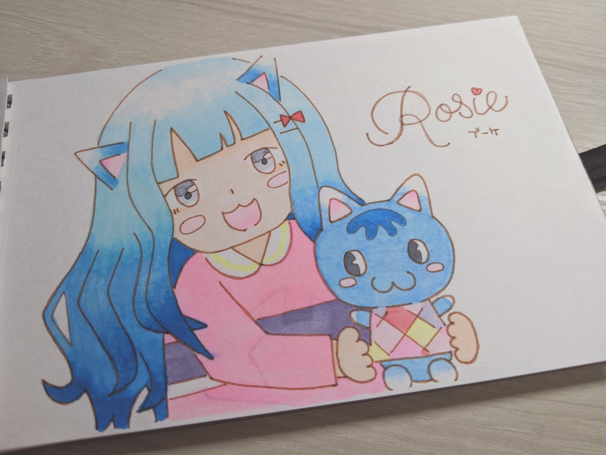 あいな リクエストのブーケちゃんの擬人化 ᴗ 英語名はrosieというらしい ブーケちゃんの可愛さ伝われぇ どうぶつの森 ブーケ コピック コピックイラスト T Co Fndr6wc0v8 Twitter