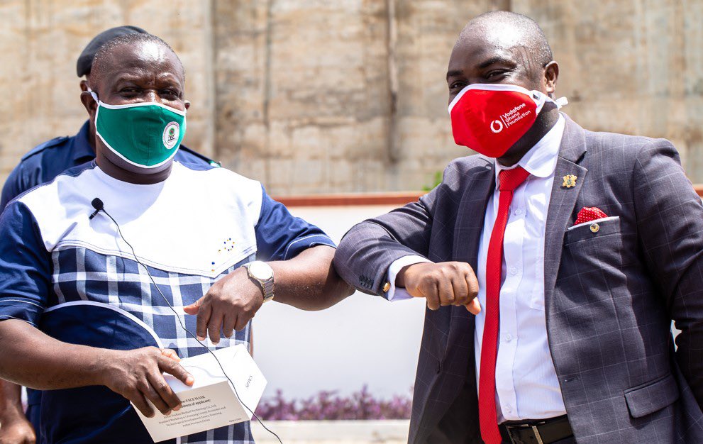DrAmarisPerbi's tweet photo. Boxes of Face Mask were donated to La Dade-Kotopon Municipal Assembly by the Vodafone Ghana Foundation as part of our commitment to end the community spread of Corona virus.This was a response the the courtesy call on the Foundation to support workers of the assembly.
#revperbi https://t.co/zKlWDgaprT