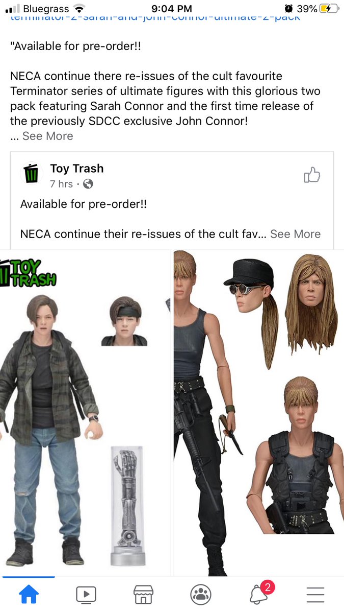 Sabres21768's tweet photo. @NECA_TOYS Is this true?  Are you releasing a Sarah/John Connor 2 pack? https://t.co/SjDwrzjp69