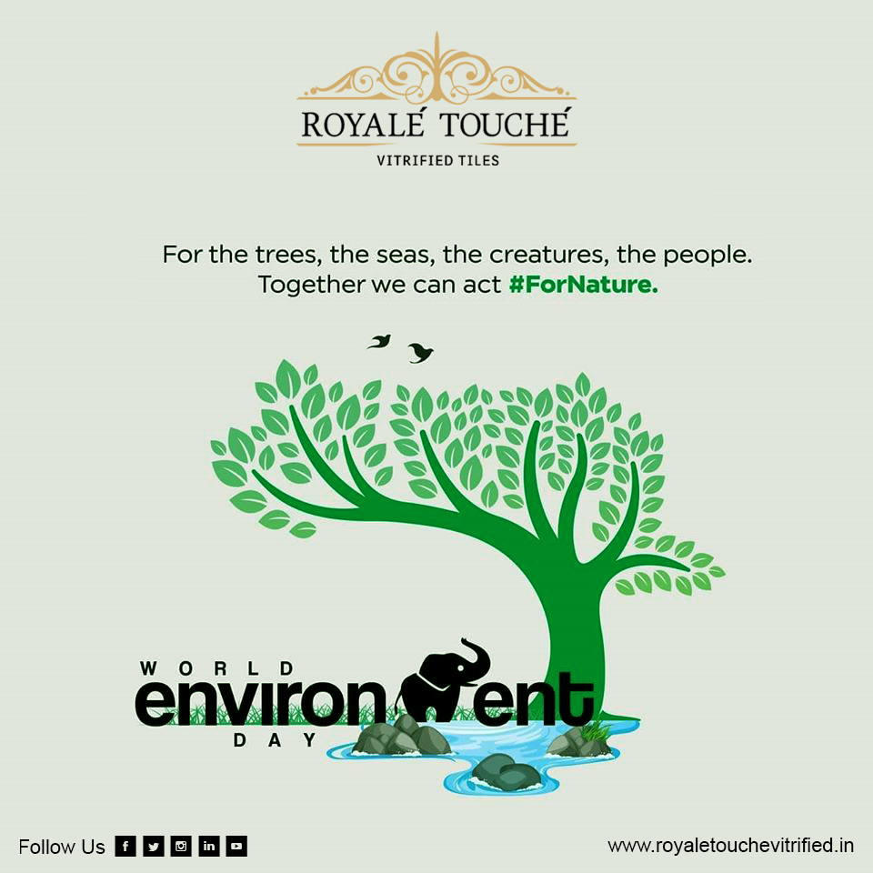 touche_royale's tweet photo. World Environment Day!
#royaletouche #vitrifiedtiles #WorldEnvironmentDay #ecofriendly #5thJune #protect #EnvironmentDay #savelife #saveEarth #5june #GOGREEN #EnvironmentDay2020 #nature #MotherNature #BetterTomorrow #EnvironmentClean https://t.co/Tie5qzriqg