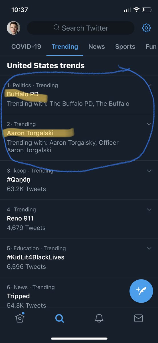 Let’s go buffalo! It’s never a good day when your city police is the number one and number two top trending topics on twitter due to police brutality. Luckily the gentleman pushed over is doing ok in ecmc #blm #EnoughIsEnough #buffaloprotests #buffalove