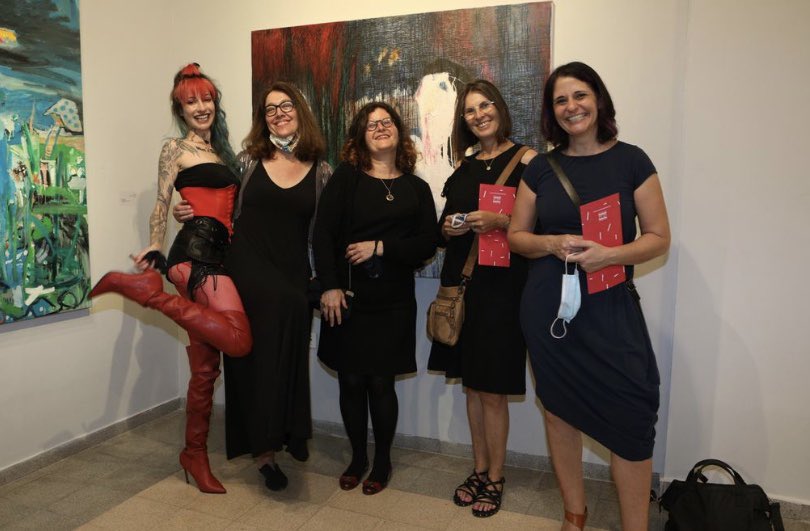 Thank you for coming to a group exibition I participate in Nahum Gutman museum and that was opened last night💕exhibition is open till November. Come!( p. asaf lev, Katherine frankel)