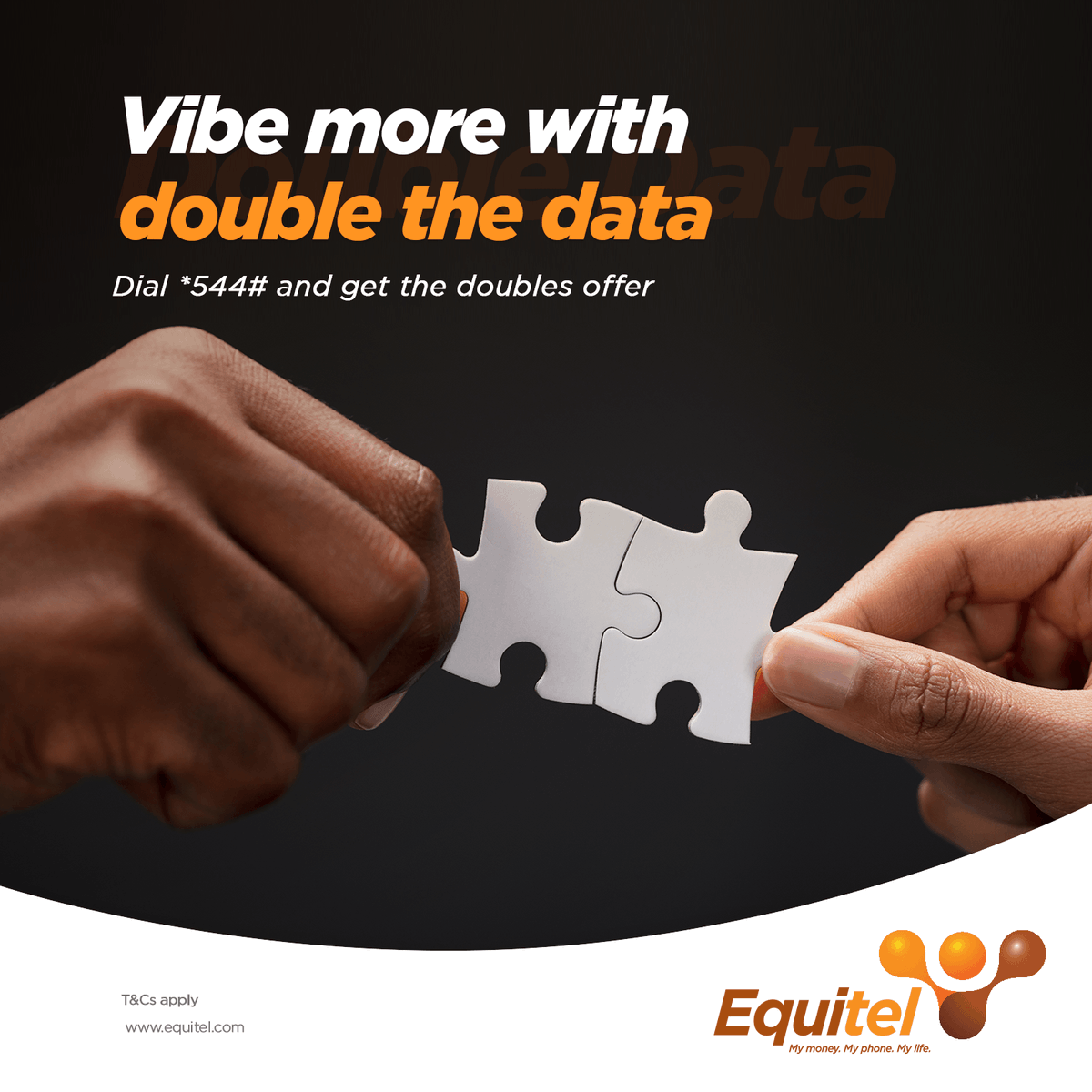 KeEquityBank's tweet photo. Enjoy double the catch-up time on video calls with your squad this Friday. Just dial *544# to purchase your preferred bundle and enjoy double the data. 

T&amp;Cs apply.

#DoubleDataFriday #BeOnline #StaySafe https://t.co/zu6vw74PRp
