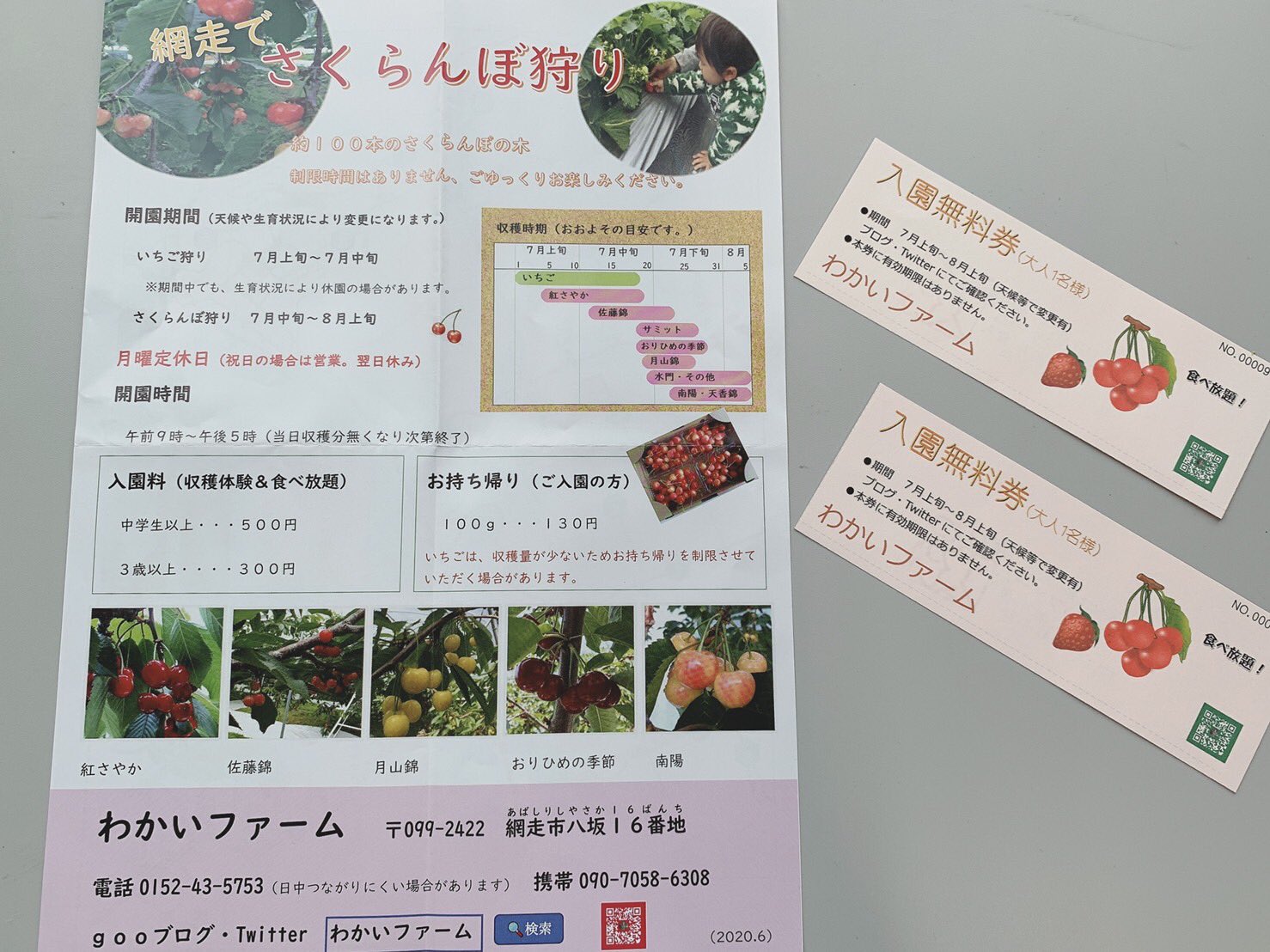 Fmあばしり リスナープレゼントその 網走で苺 さくらんぼ 狩り 社長めしのコーナーにご出演いただいたjaオホーツク 網走青年部 横石裕さまより なんと 網走で苺 さくらんぼ 狩り ペア招待券 入園無料券 を3名の方にプレゼントしちゃいます